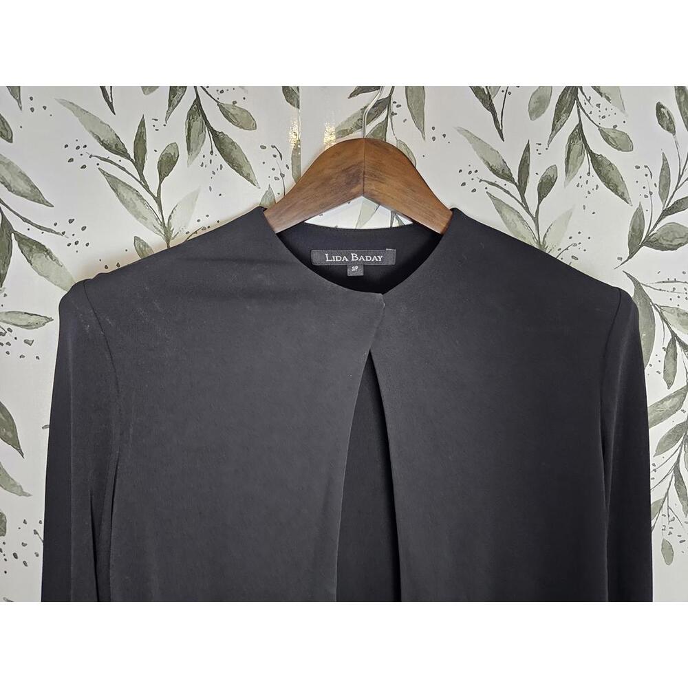 Lida Baday Cardigan Black Womens Size SP